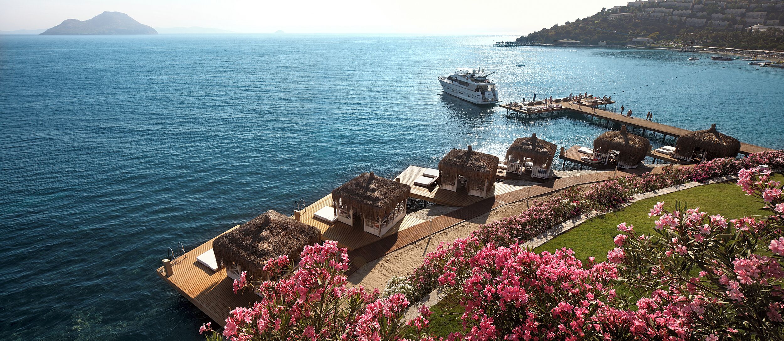 Blick von der Unterkunft