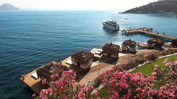 Blick von der Unterkunft