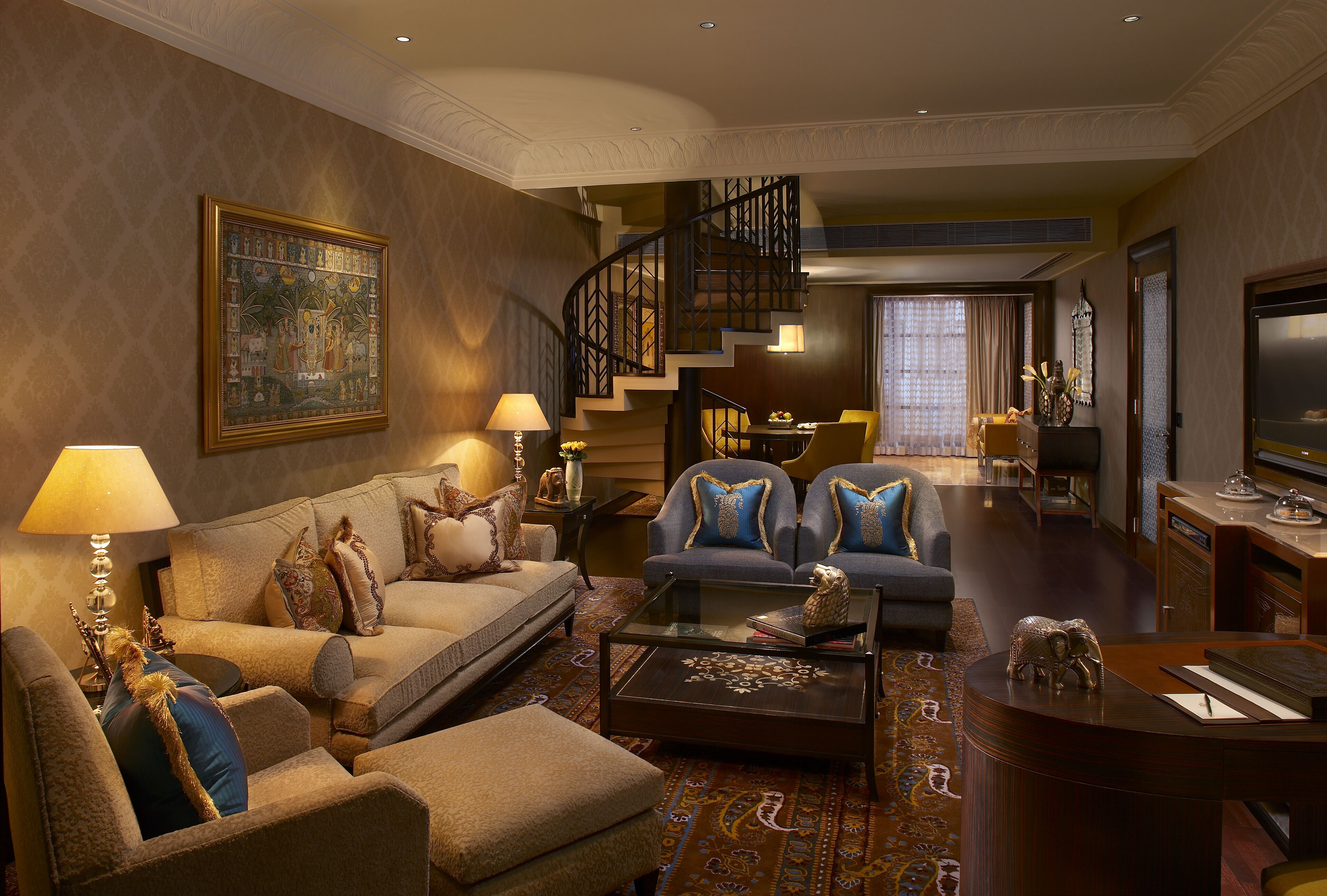 duplex suite | 1 bedroom, premium bedding, down duvets, minibar