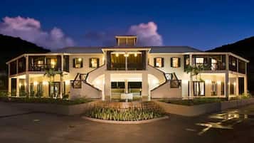 Front of property – evening/night