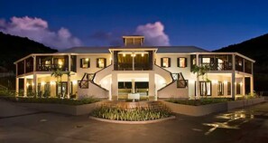 Front of property – evening/night