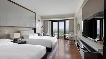 Executive-Zimmer, 2 Doppelbetten, Nichtraucher | 1 Schlafzimmer, hochwertige Bettwaren, Minibar, Zimmersafe