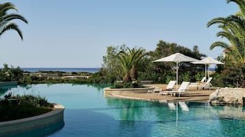 Indoor pool, seasonal outdoor pool