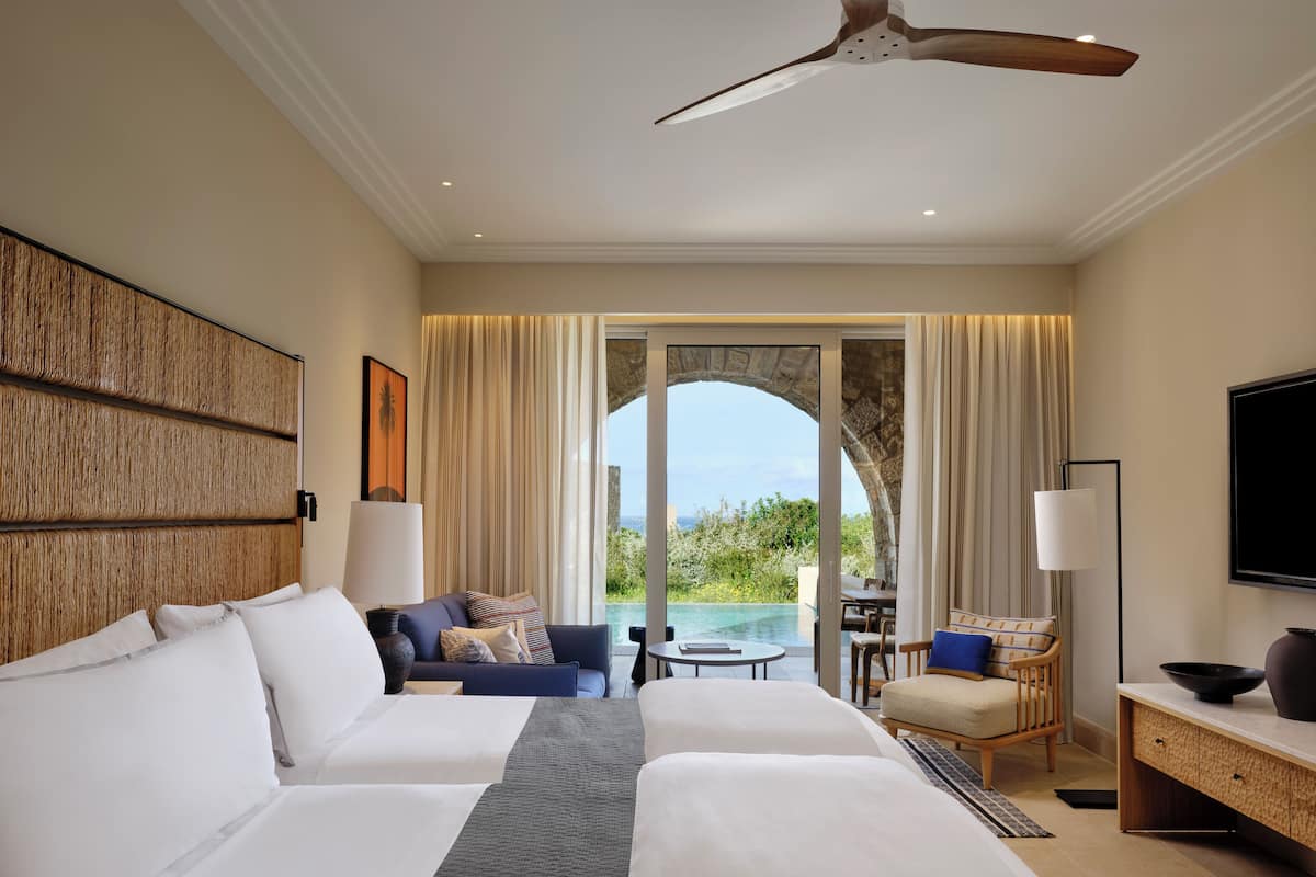 room, 2 single beds, non smoking, garden view (private pool) | garden view