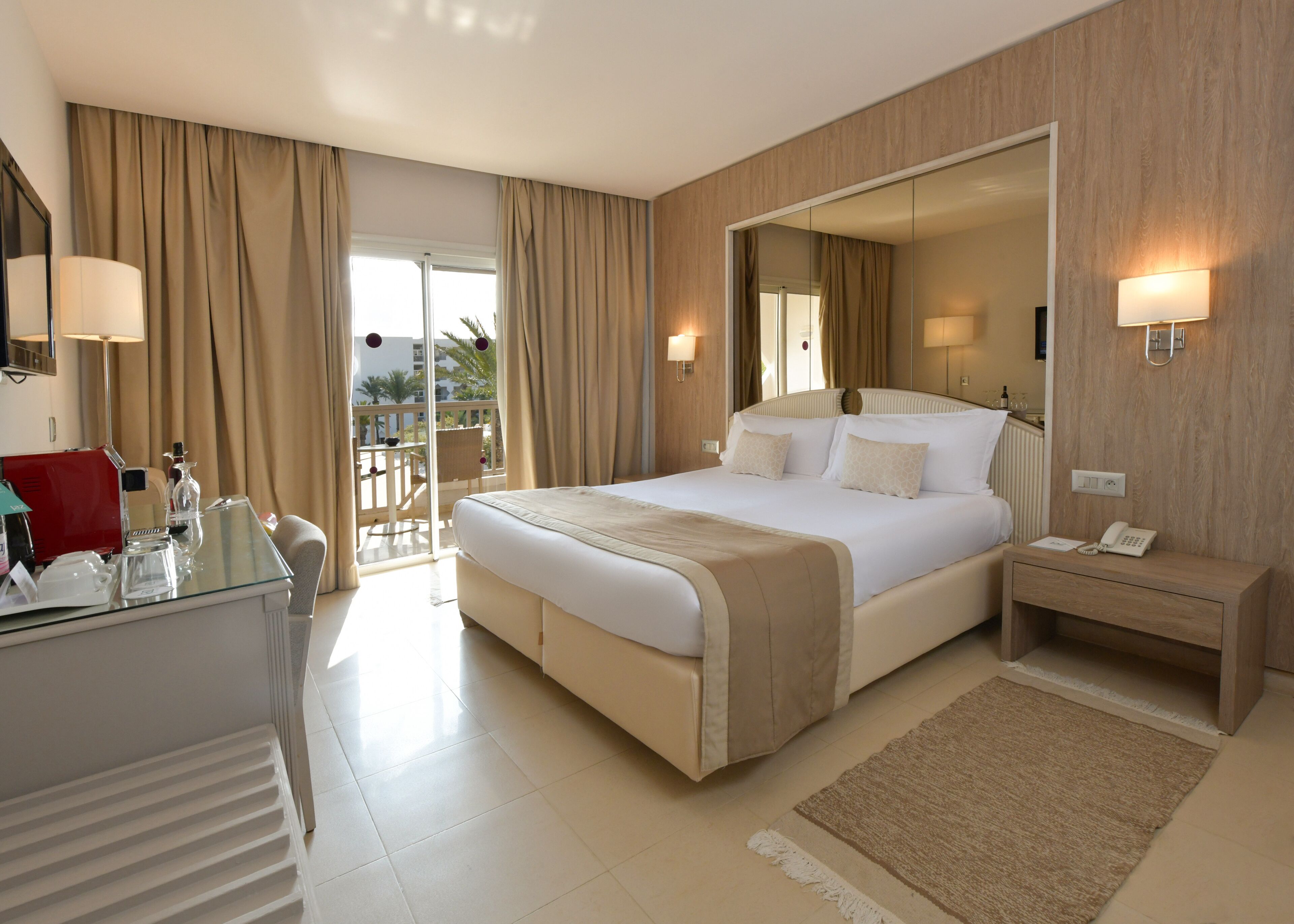 Minibar, in-room safe, blackout curtains, free WiFi