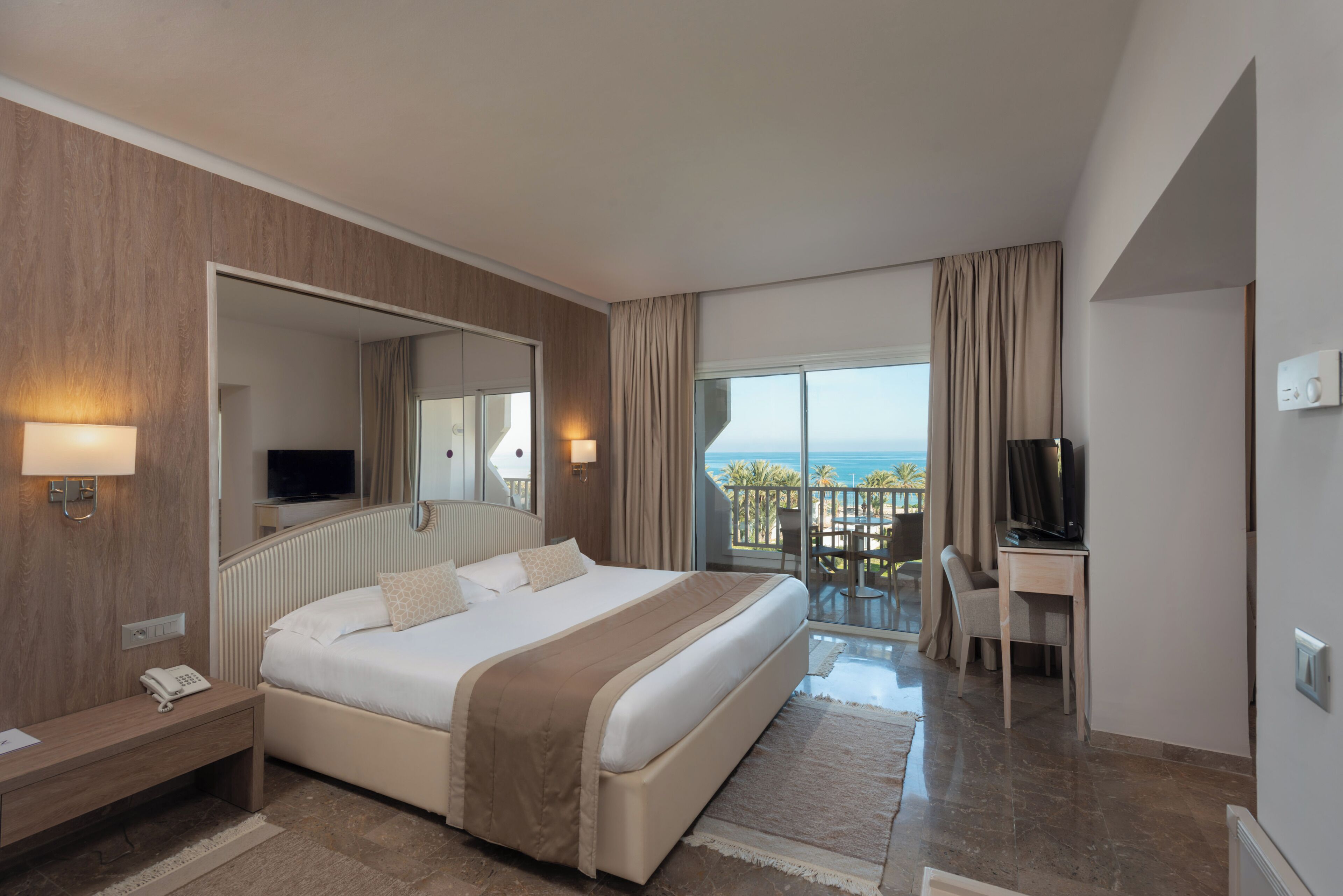 Minibar, in-room safe, blackout curtains, free WiFi