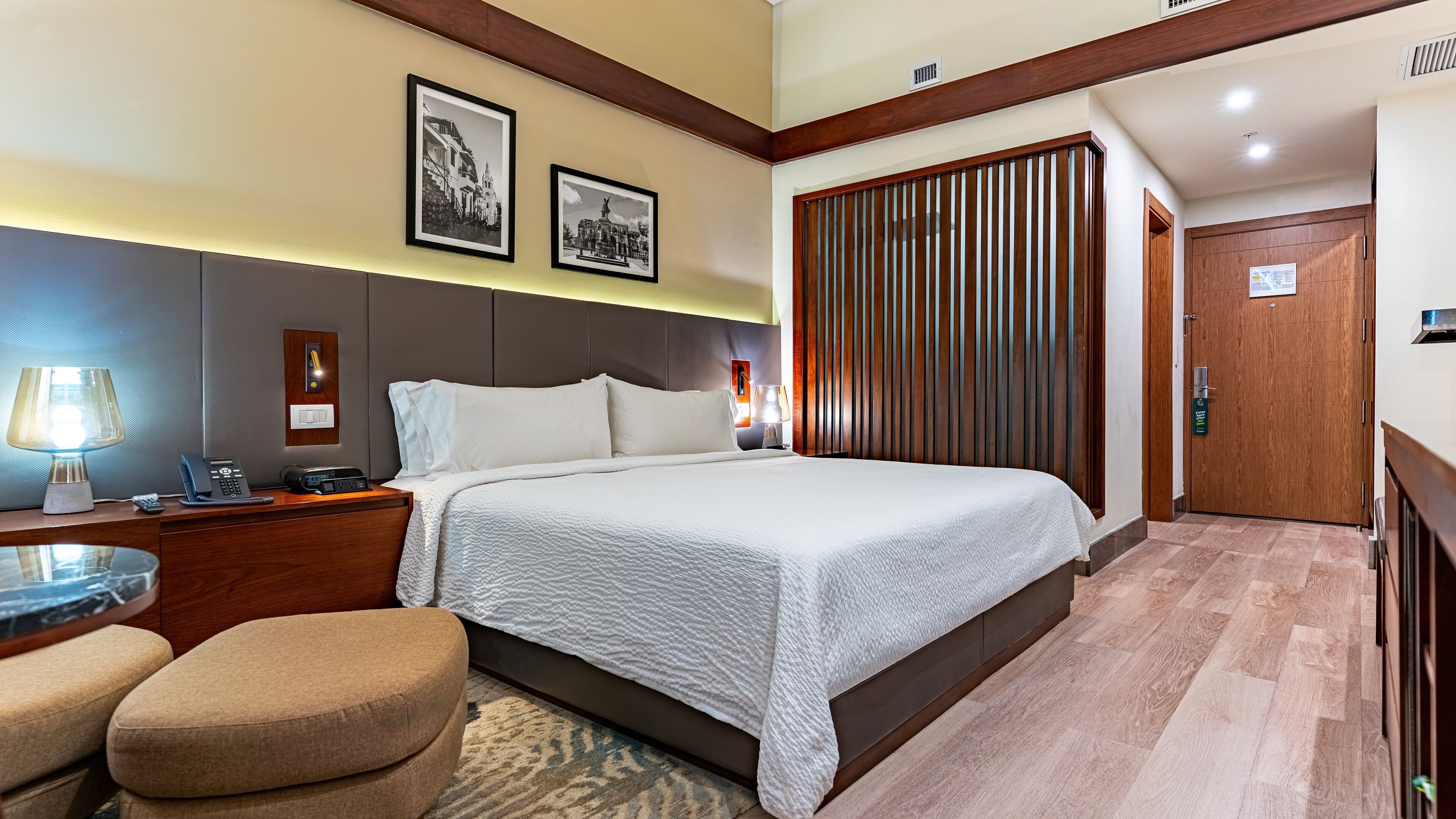 Minibar, in-room safe, desk, blackout curtains