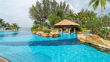 Quầy bar bên hồ bơi