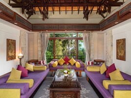 Villa, 4 Bedrooms, Sea View | Living area | LCD TV, DVD player