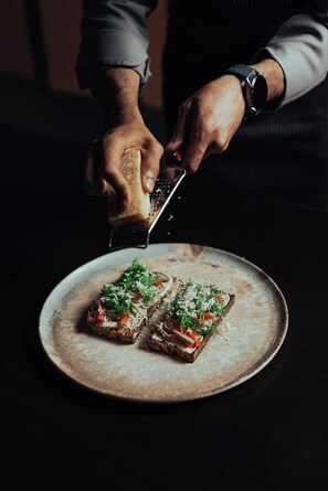 Breakfast, lunch, dinner served; Turkish cuisine 