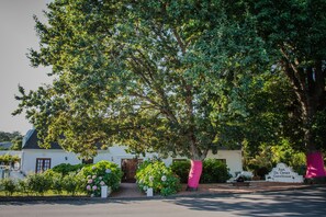 Vista frontal de la propiedad