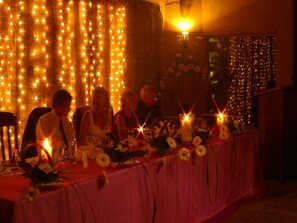 Indoor wedding