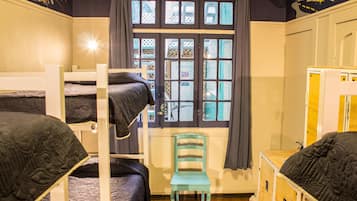 Shared Dormitory for (4 - 6 beds), shared bathroom | Premium bedding, blackout drapes, iron/ironing board, free WiFi
