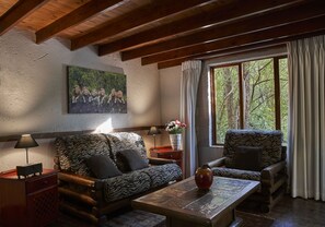 Deluxe-Chalet, 2 Schlafzimmer, Gartenblick