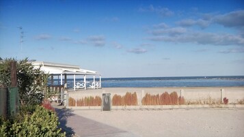 Beach nearby, beach volleyball, beach bar