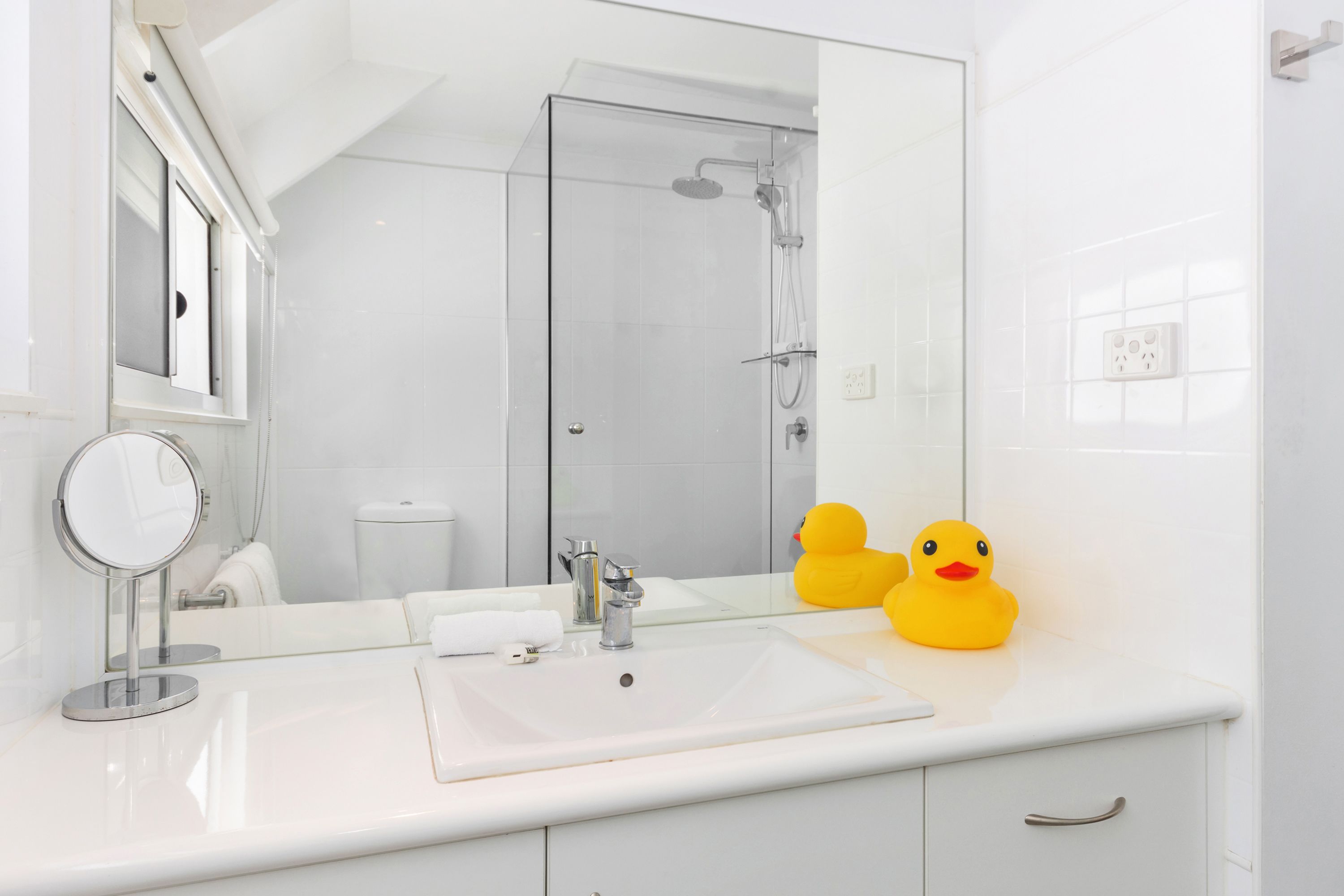 Free toiletries, hair dryer, towels, soap