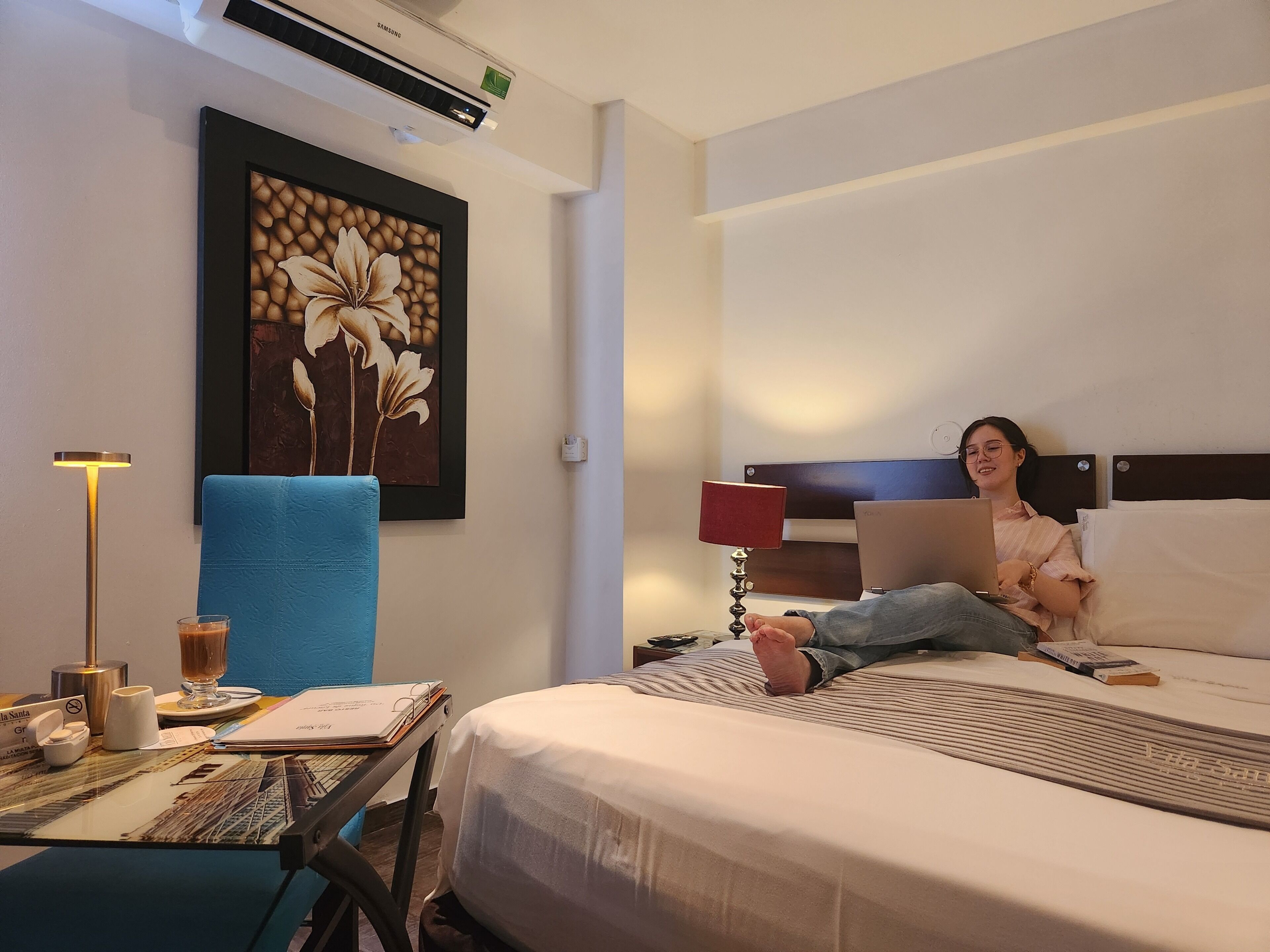 Double Room | Bathroom | Shower, hair dryer, towels, soap