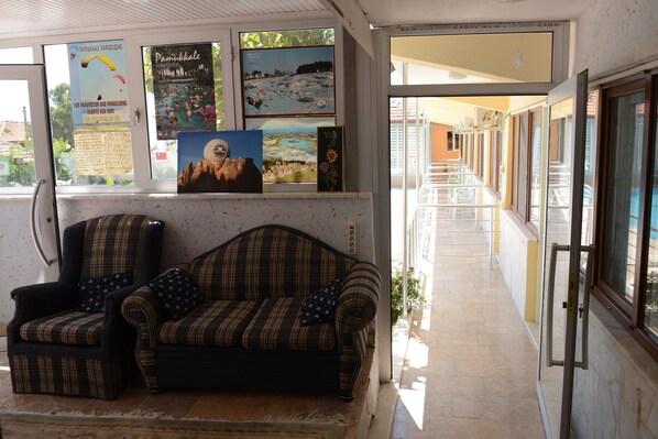 Lobby sitting area