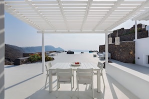 Villa (Marily) | Balcony view - Aenaon Villas (Santorini)