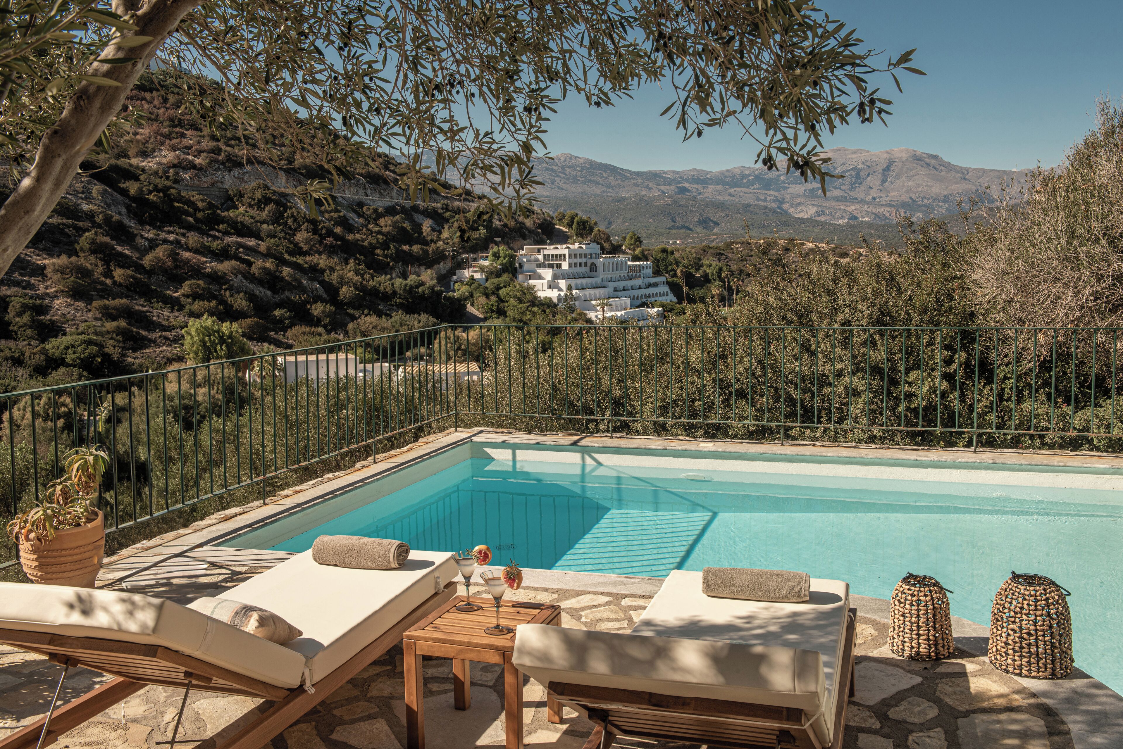 Villa, 2 Bedrooms, Private Pool, Hill View | Terrace/patio