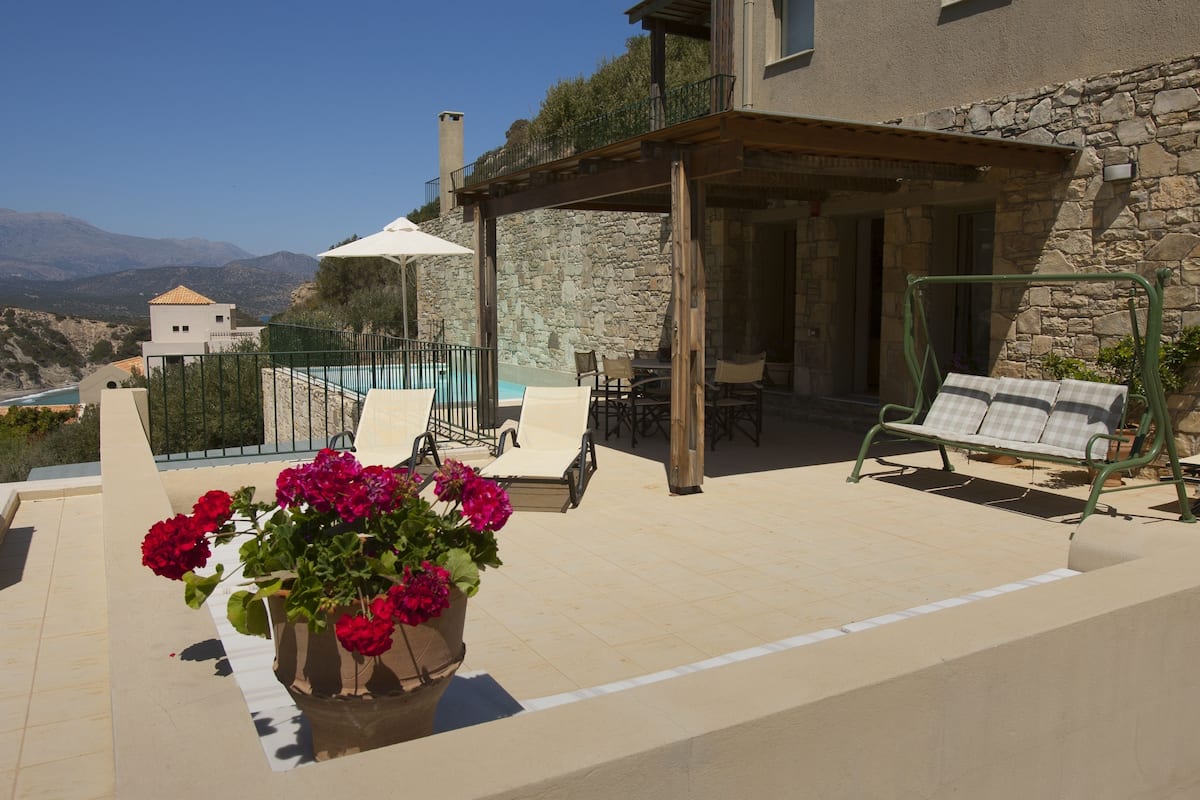 Villa - 2 sovrum - privat pool - viss havsutsikt | Terrass/Patio