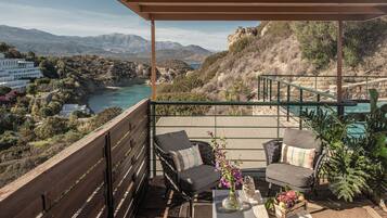 Villa, 3 habitaciones, piscina privada, vistas al mar | Terraza o patio