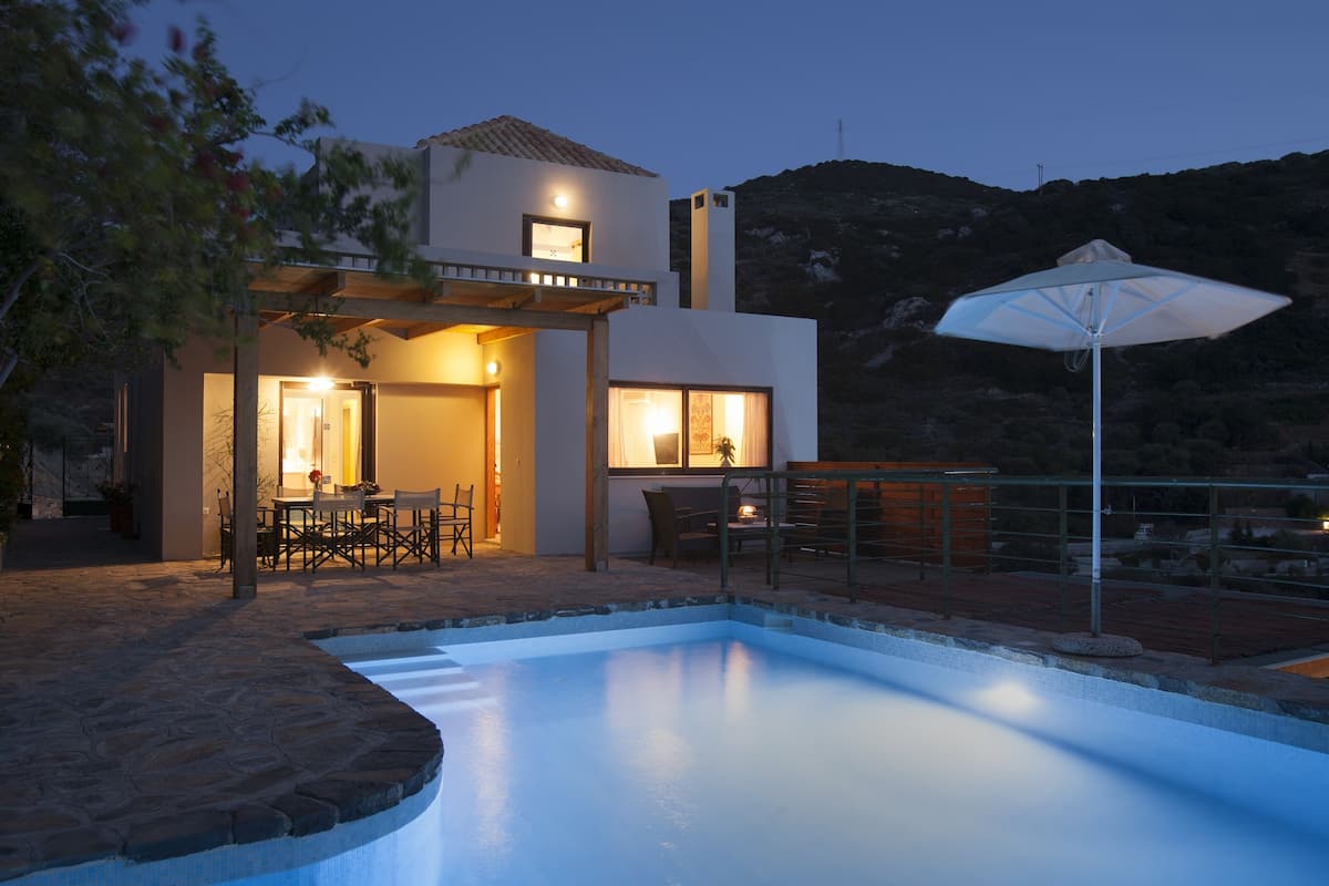 Villa - 3 sovrum - privat pool - havsutsikt | Terrass/Patio