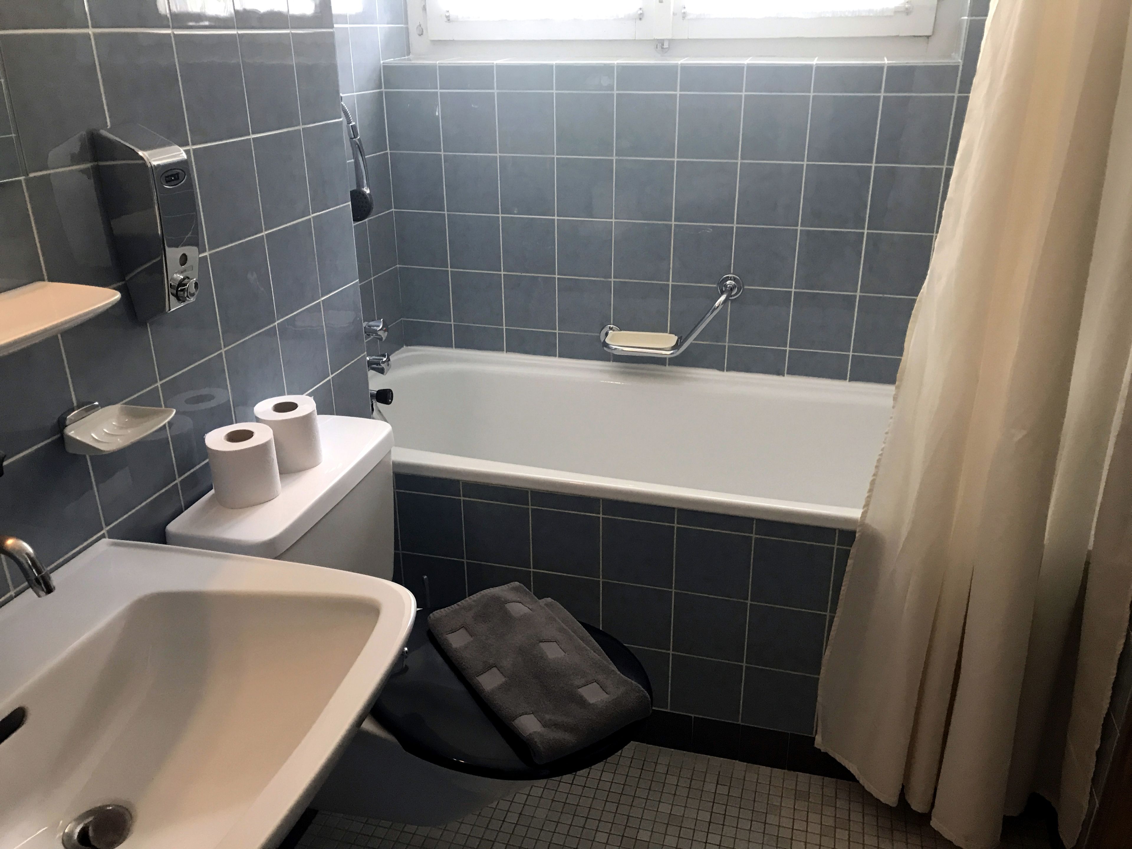 standard double room, mountain view | bathroom shower