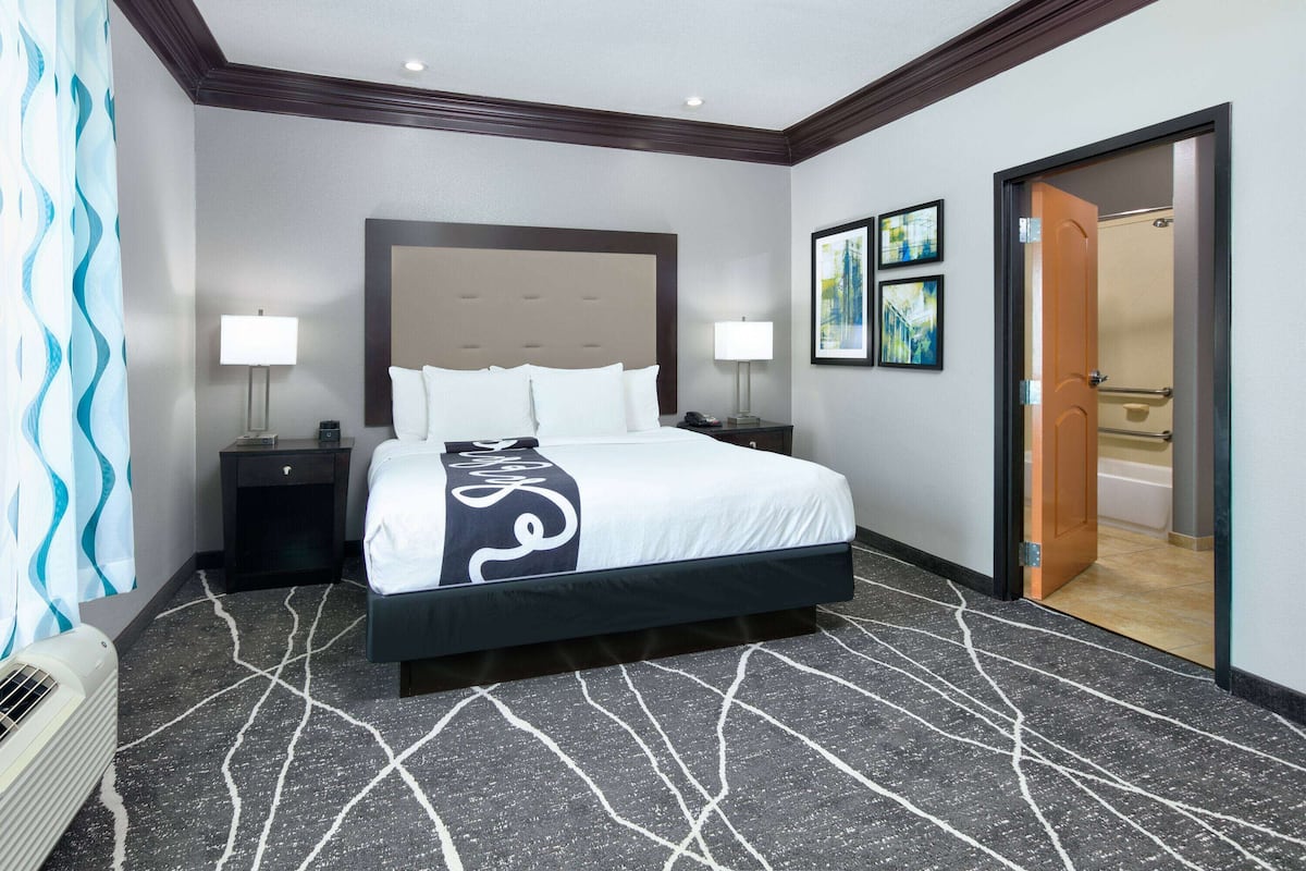 Premium bedding, individually furnished, desk, blackout curtains