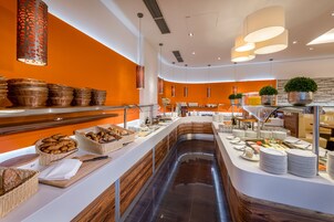 Daily buffet breakfast (EUR 26 per person)