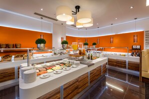 Daily buffet breakfast (EUR 26 per person)