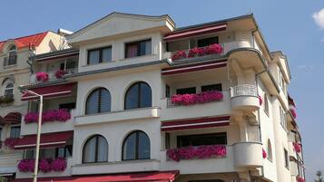 Fassade der Unterkunft