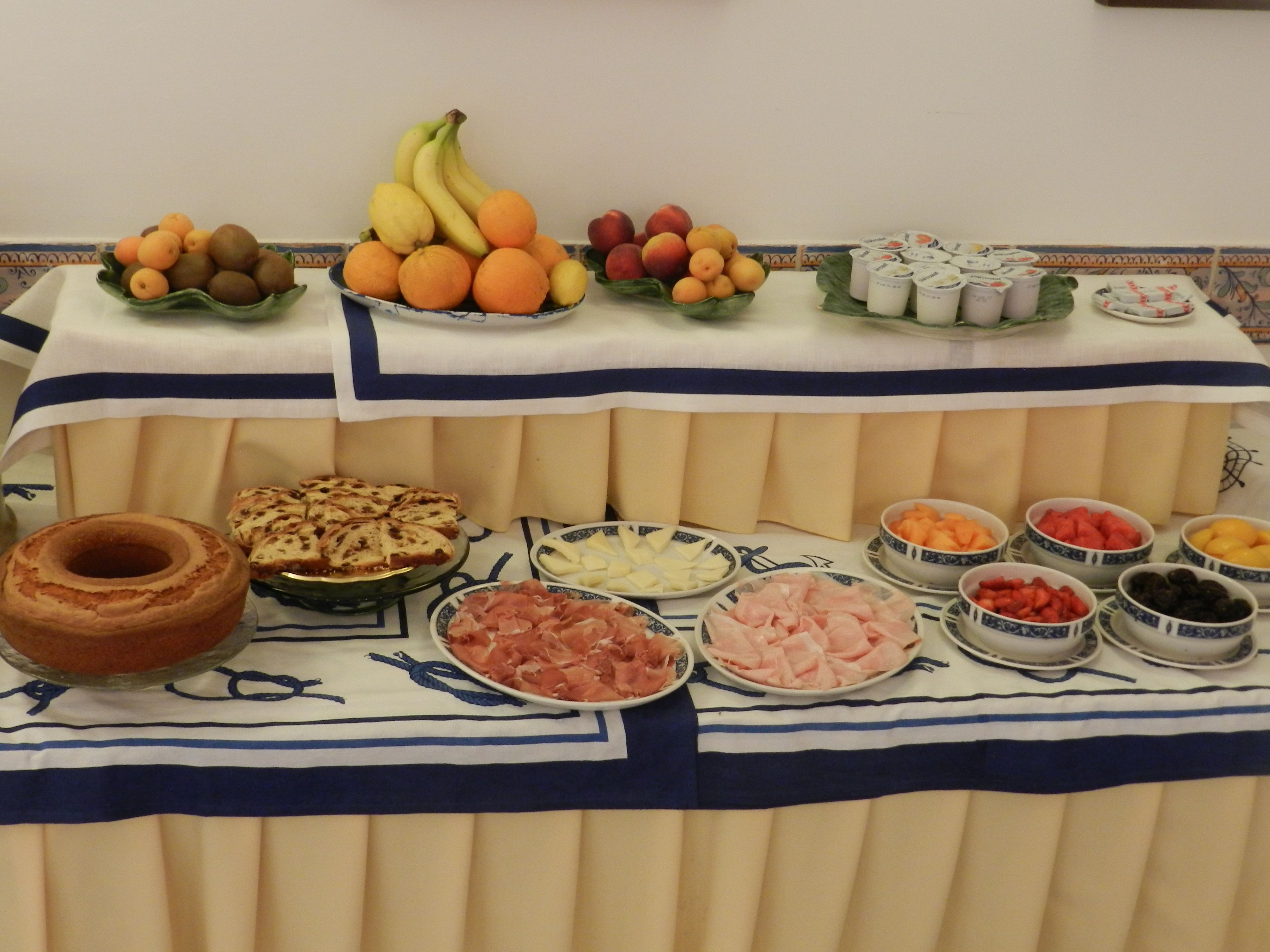 daily buffet breakfast (eur 15.00 per person)
