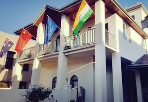 Overnatningsstedets facade