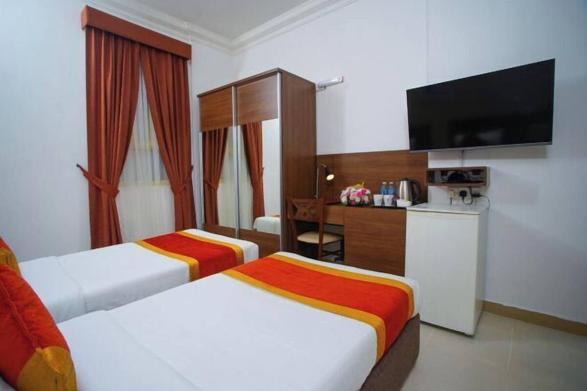 In-room safe, desk, blackout drapes, iron/ironing board