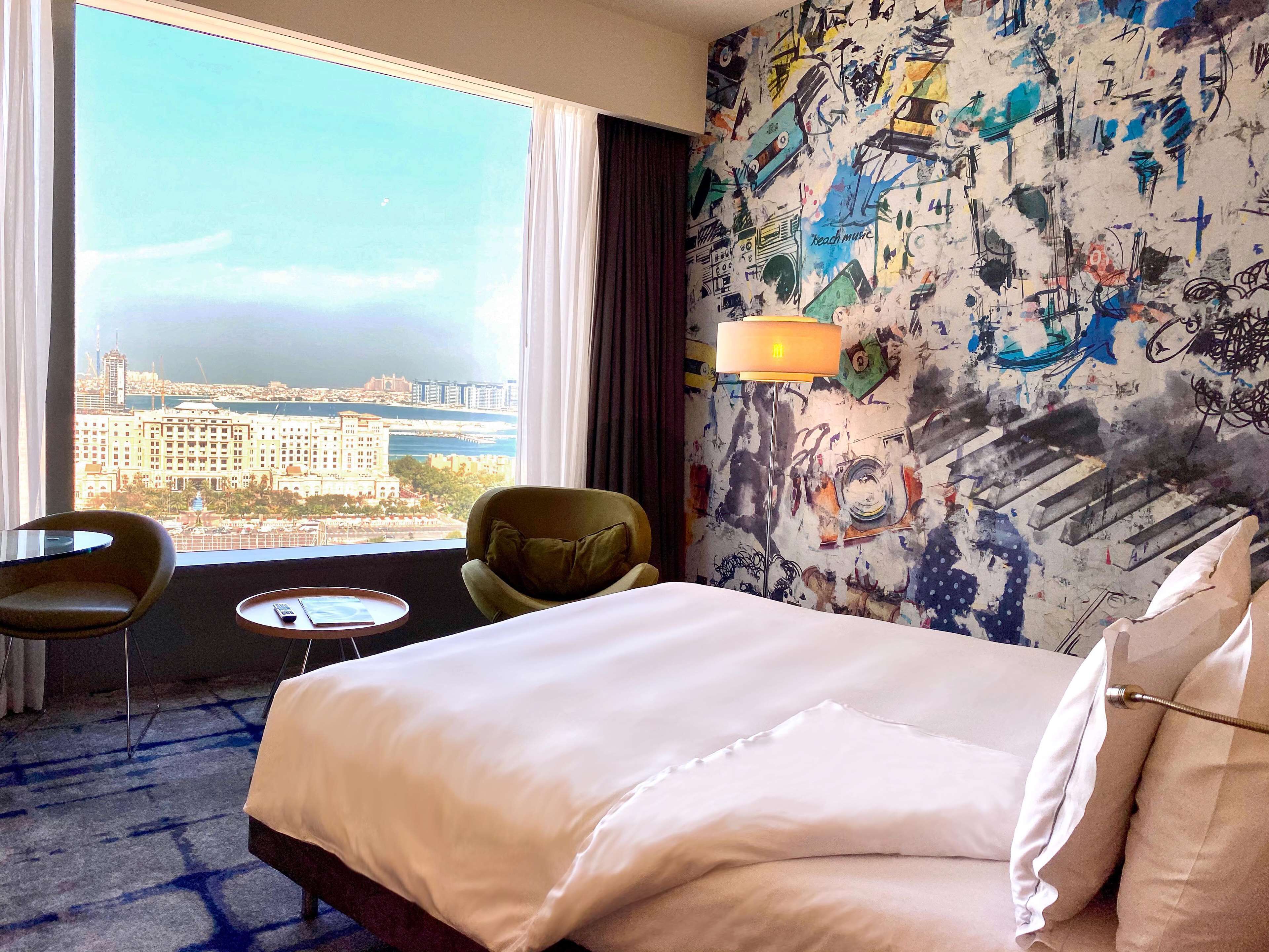 Premium bedding, down comforters, Select Comfort beds, minibar