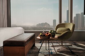 Vue sur la ville depuis l’hébergement
