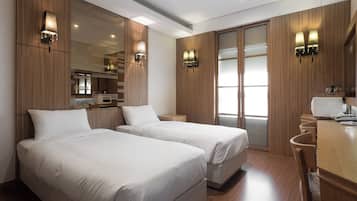 Down comforters, in-room safe, individually decorated