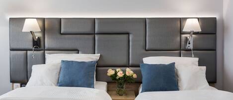In-room safe, desk, laptop workspace, soundproofing