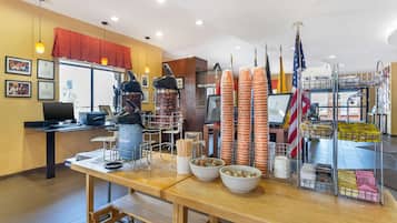 Free buffet breakfast
