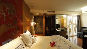 In-room safe, desk, blackout drapes, iron/ironing board