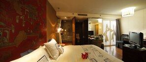 In-room safe, desk, blackout drapes, iron/ironing board