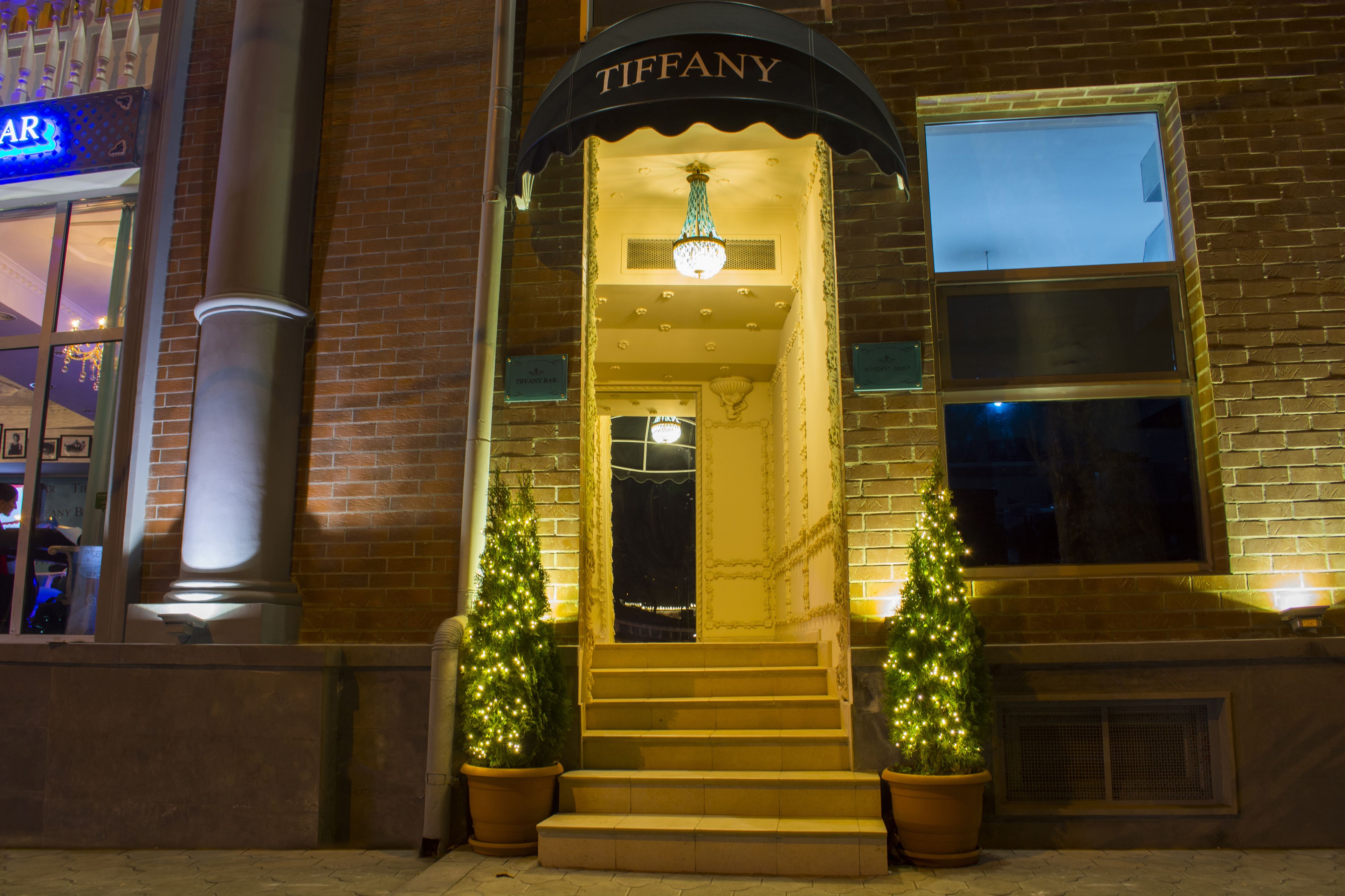 Front of property – evening/night