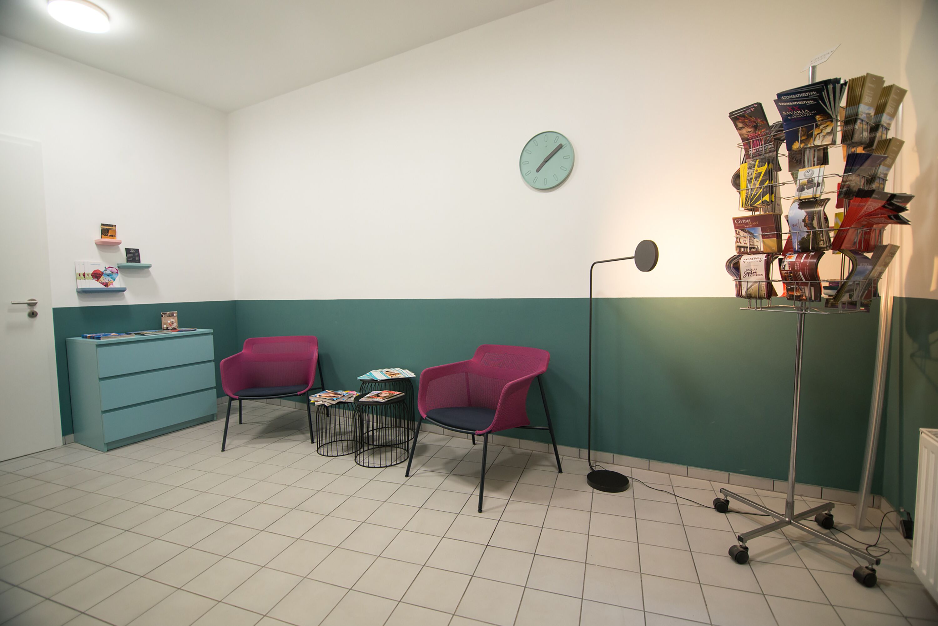 Sitteområde i lobbyen