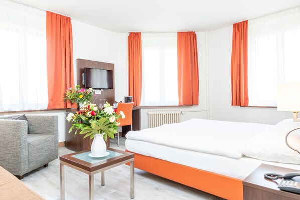 Deluxe Double Room | Caja fuerte, escritorio, sistema de insonorización y wifi gratis