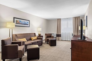 Premium bedding, pillow-top beds, in-room safe, desk