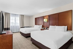 Room, 2 Katil Ratu (Queen), Non Smoking (Pet Friendly) | Peralatan tempat tidur premium, tilam berlapik, peti besi dalam bilik 