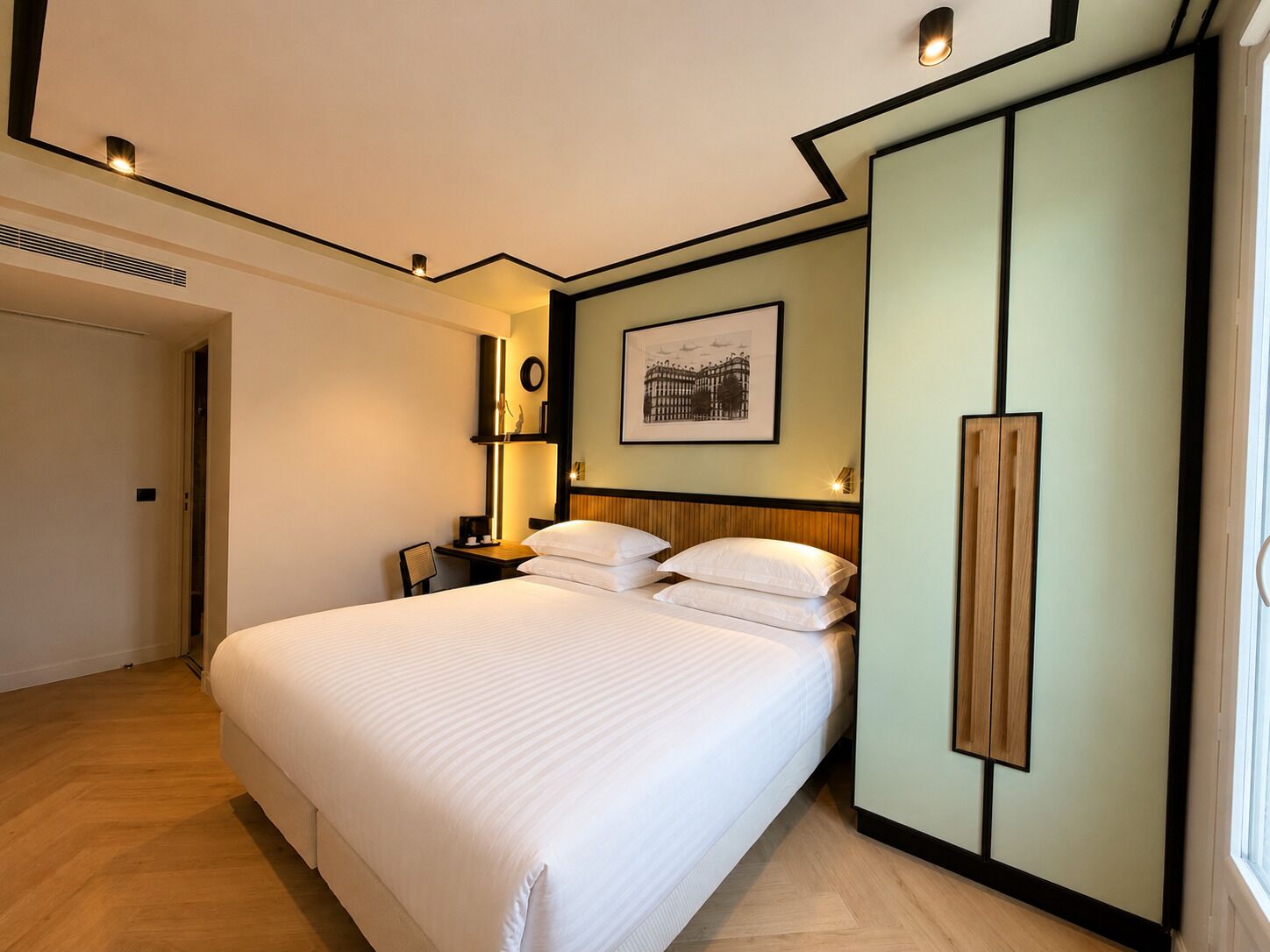 Soft Double Room  | Premium bedding, minibar, in-room safe, laptop workspace