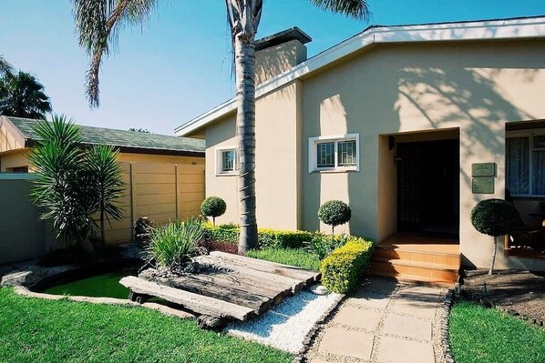 Façade de l’hébergement