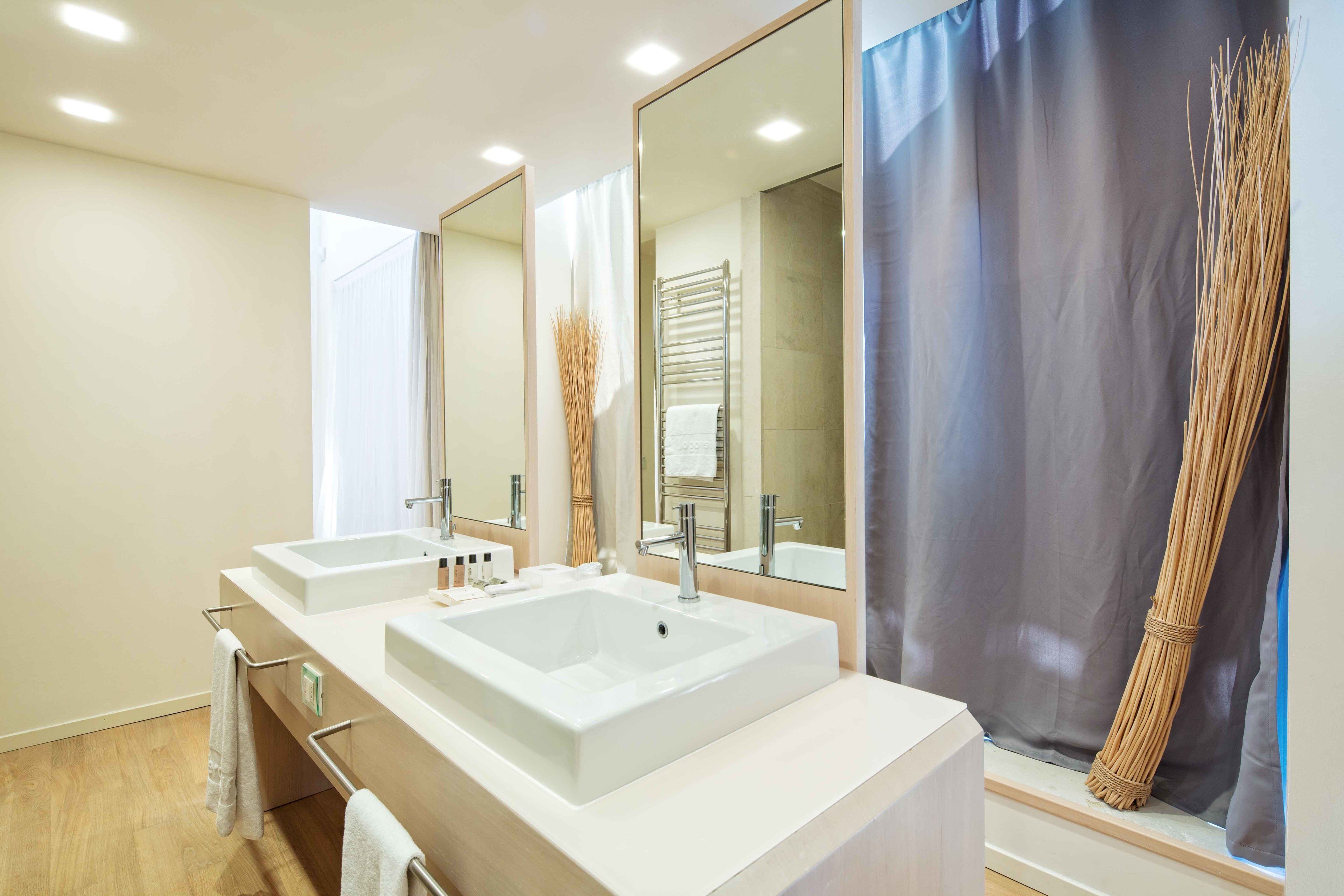 free toiletries, hair dryer, bathrobes, slippers